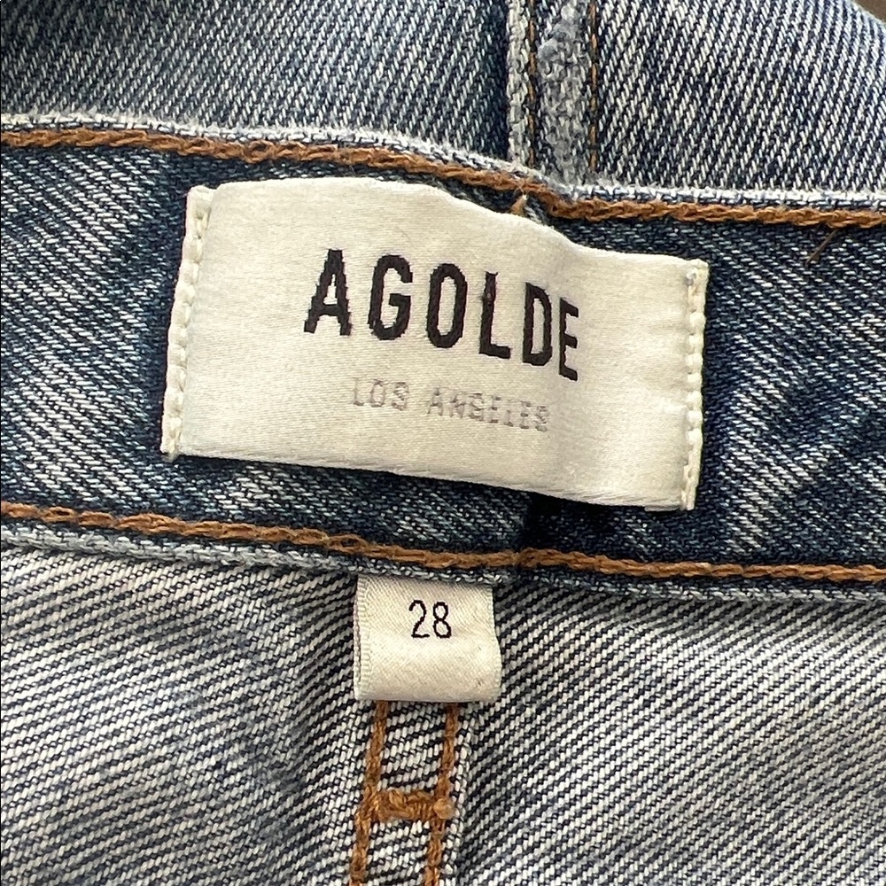 Agolde Fran with Cuff jeans size 28.  Worn once.  Relaxed fit, very comfy.